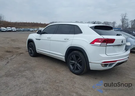 2021 Volkswagen Atlas Cross Sport 3.6L V6 Se W/Technology R-Line z USA, uszkodzony, nr VIN 1V2RE2CA2MC205086